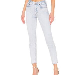 NWT GRLFRND The Karolina High Waisted Skinny Jeans Light Wash Blue Women Size 30